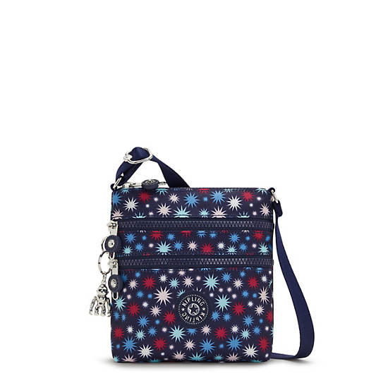 Kipling Alvar Extra Small Printed Mini Çanta Mavi | TR 1902ZU